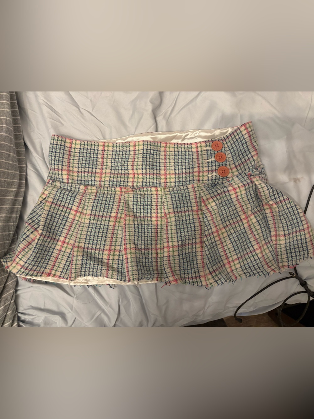 Vintage Hollister plaid mini skirt